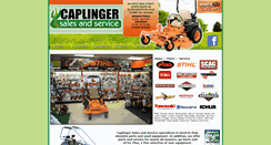 Desktop Screenshot of caplingersalesandservice.com